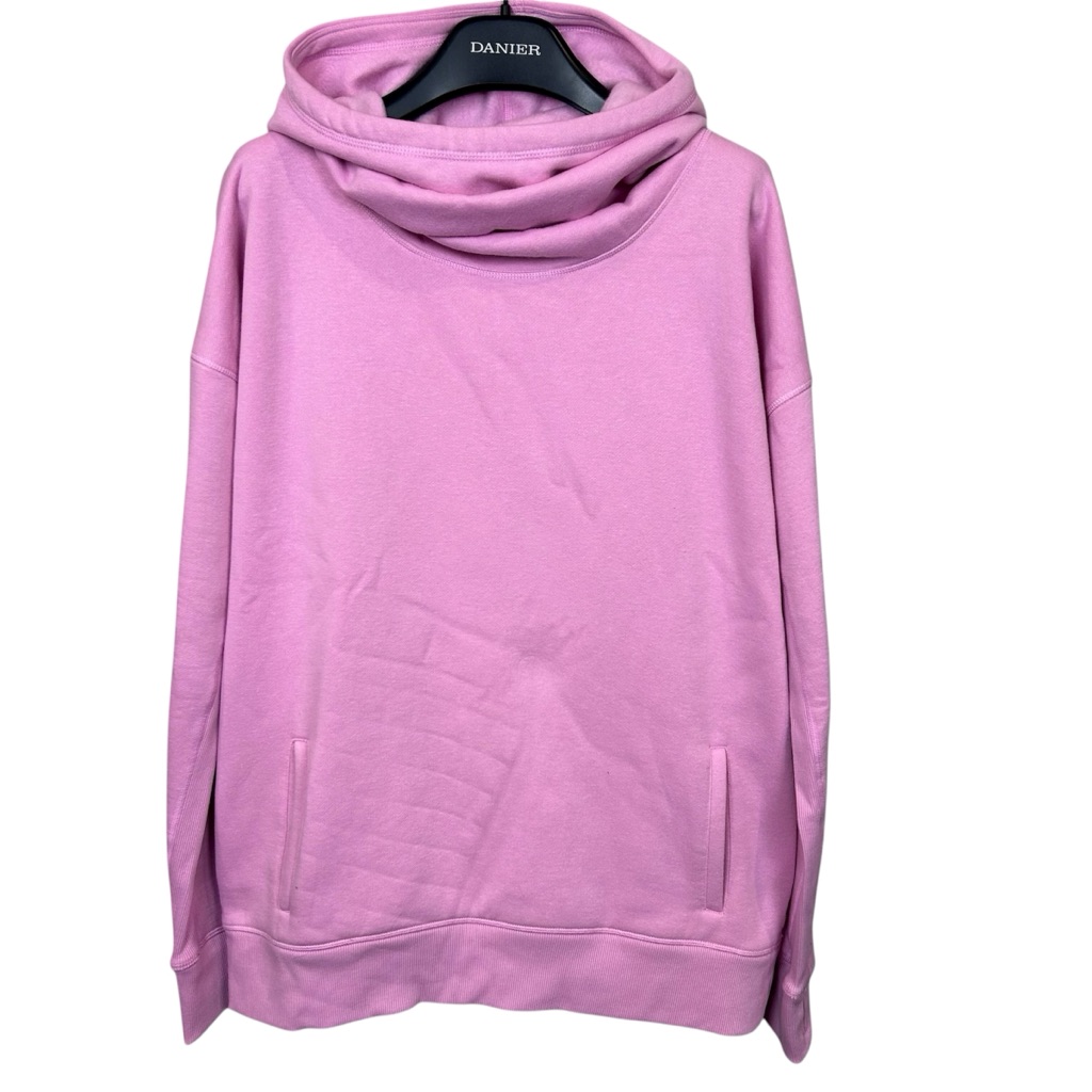 Zyia Active Pink Funnel Neck Hoodie Women’s Xxl Thumbholes Cozy Fleece Read